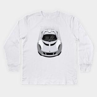 Hennessey Venom GT 2011-2017 - Silver Kids Long Sleeve T-Shirt